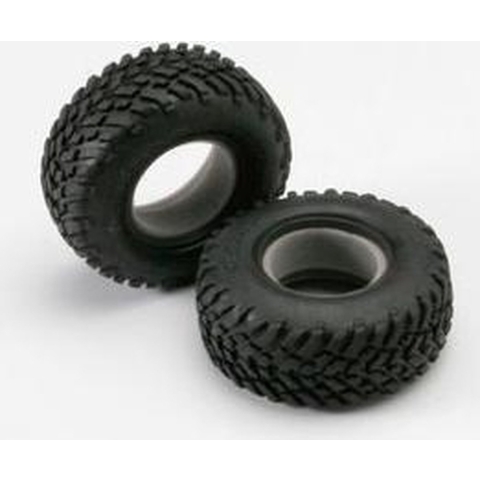 Tires, off-road racing, sct dual profile 4.3x1.7- 2.2/3.0" (2)/ foam inserts (2)