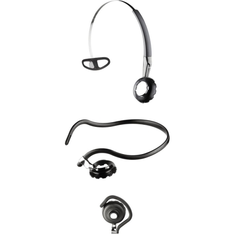 Jabra BIZ 2400 3in1 Headset Bedraad Neckband, oorhaak, Hoofdband Kantoor/callcenter Zwart