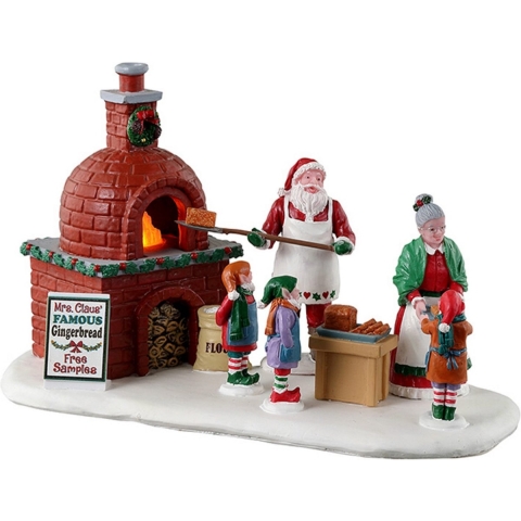 Mrs. Claus' Gingerbread Bake B/O (4.5V) - Lemax