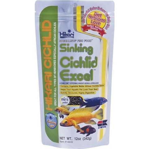 Hik cichlid excel mini 342 gram zinkend - Hikari