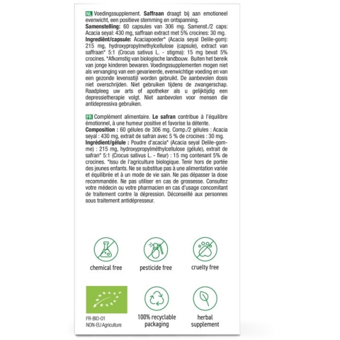 Purasana Saffraan | 60 capsules