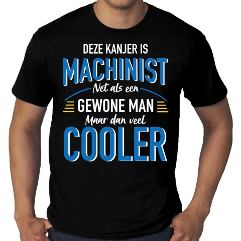 Grote maten Deze kanjer is Machinist cadeau t-shirt zwart voor heren 3XL -