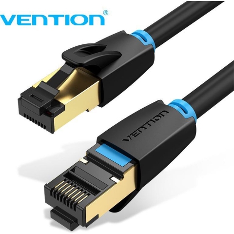 Vention Internet LAN kabel CAT 8 - SSTP Netwerkkabel CAT 8 - 40 GB/s&2000 MHz - 10 meter