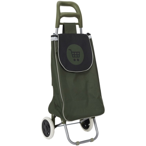 Boodschappentrolley Wheeled - donkergroen - 96 x 34 x 30 cm - 50 liter -