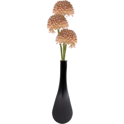 Allium/Sierui Globemaster kunstbloem - 5x - losse steel - roze - 44 cm - Natuurlijke uitstraling -