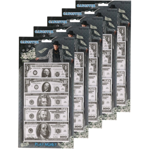 500x Speelgoed geld nep dollars van papier -