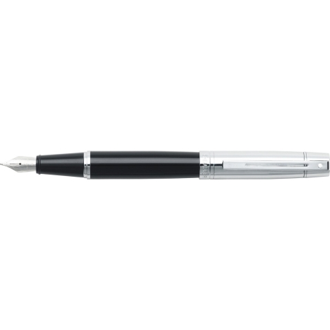 Sheaffer SF-E0931453 Vulpen 300 M Black Barrel Chrome Cap Chrome Plated