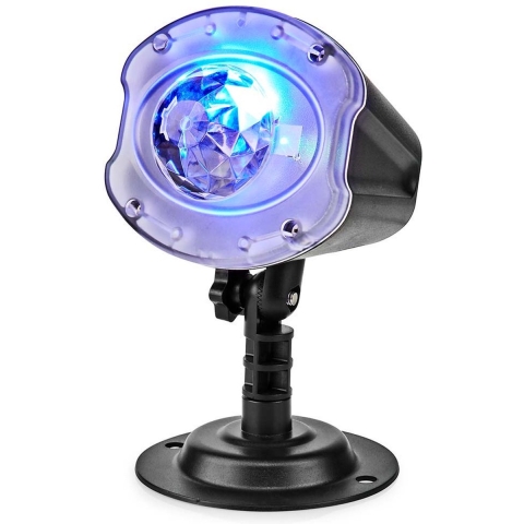 Nedis CLPR3 Decoratieve Verlichting Led- En Laserprojector Kleurrijke Led En Groene Laser Binnen & Buiten Afstandsbediening