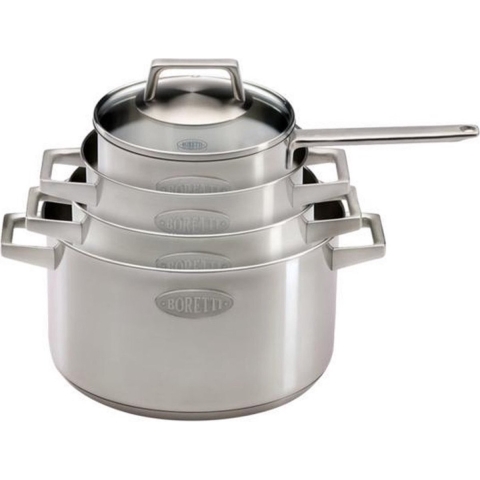 Boretti BAC150 Pannenset 8-delig RVS