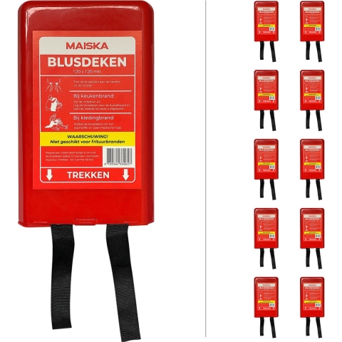 10-pack hardcase Blusdeken MAISKA 120 x120 cm - 10-pack Blusdeken MAISKA 120 x120 cm