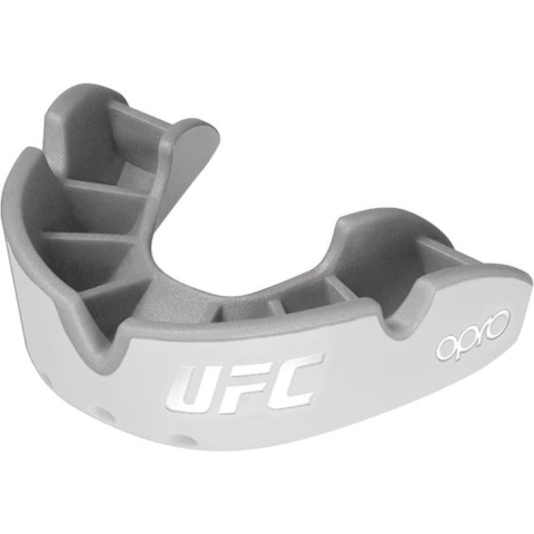 Opro 791004 UFC Silver Superior Fit Mouthguard - White-Silver - JR