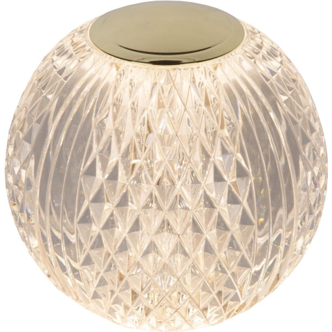 Lucide Cintra - Tafellamp - Ø 11 X 10,5cm - 3 Stappen Dimmer - 2W LED Incl. - Oplaadbaar - 3000K