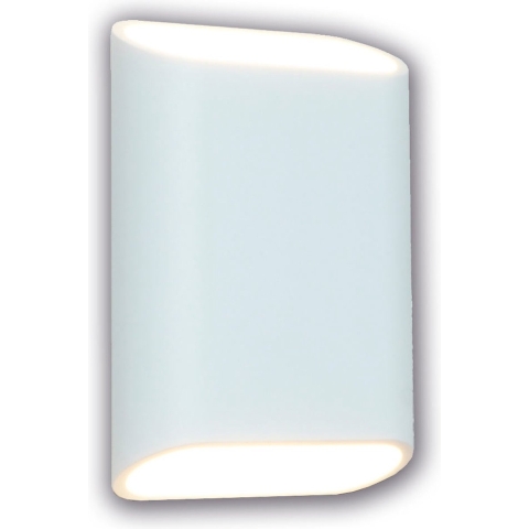Artdelight Diaz Small - Wandverlichting - 4 X 10 X 15 Cm - 2 X 3W LED Incl. - IP54 - Wit