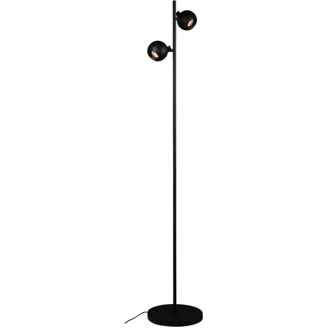 Artdelight Bolero - Vloerlamp - Ø 25 X 150 Cm - Zwart