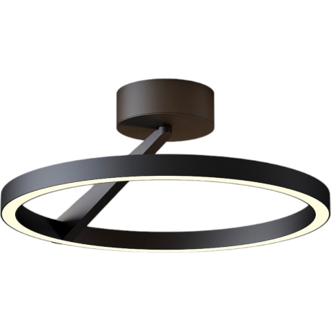 Artdelight Oregon - Plafondlamp - Ø 33 X 14,1 Cm - 2 X 15W Dimbare LED Incl. - Zwart