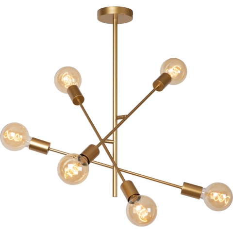 Lucide Lester - Plafondverlichting - 59 X 59 X 83 Cm - Goud