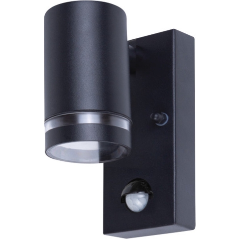 Integral LED Malaga - Buiten Wandlamp Met Bewegingssensor - Met Sensor Override Functie - 11,6 X 6,8 X 14,9 Cm - IP54 - Zwart