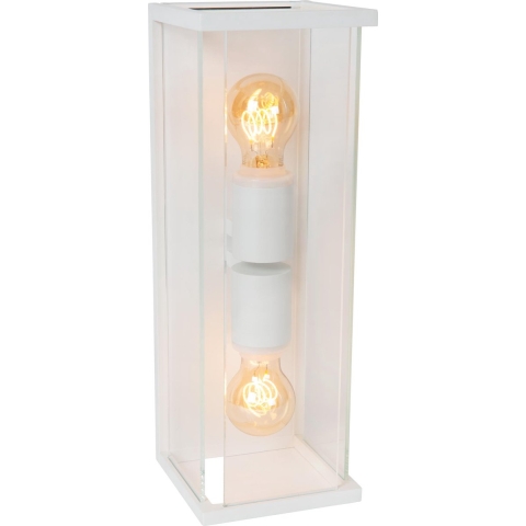 Lucide Claire - Buiten Wandverlichting - 14 X 16 X 40 Cm - IP54 - Wit