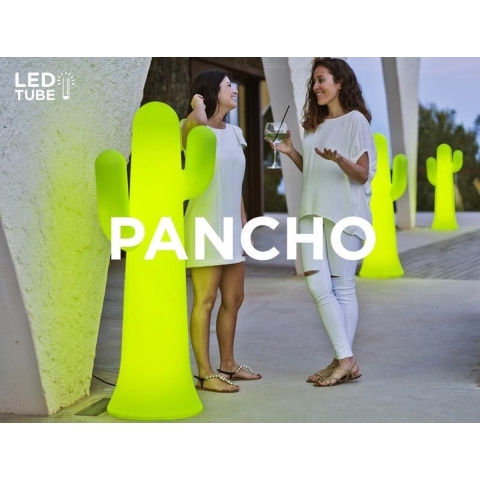 New Garden Panchito - Buiten Vloerlamp - 61 X 43 X 140 Cm - 18W LED Incl. - IP65 - Groen - Koud Witte Lichtkleur