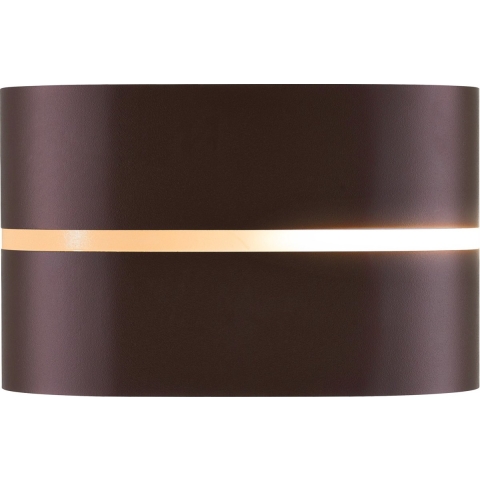 Nordlux Sibelis - Buiten Wandverlichting - 19,5 X 11,5 X 12 Cm - IP54 - Bruin