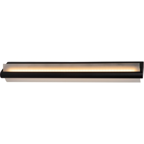 Lucide Wanda - Wandlamp - 60 X 10,2 X 8,9 Cm - 19W LED Incl. - IP44 - Zwart