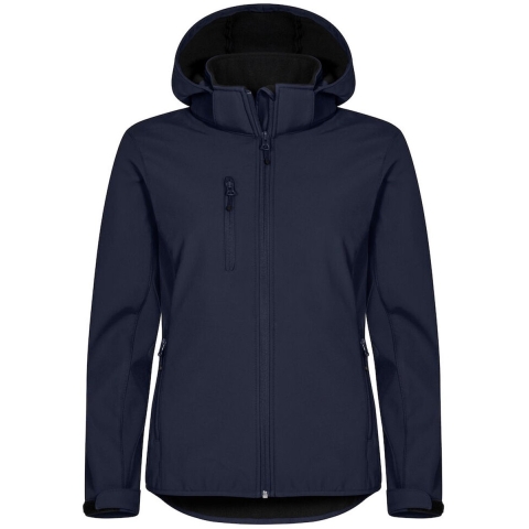 Clique 020917 Basic Hoody Softshell Ladies - Dark Navy - XXL