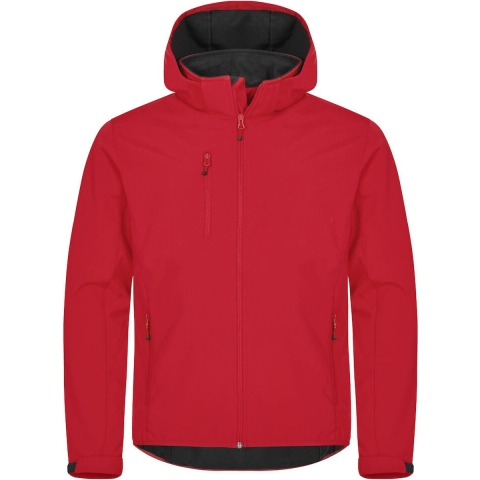 Clique 020912 Basic Hoody Softshell - Rood - XS
