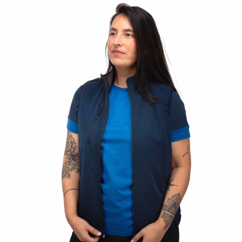 Clique 020959 Padded Softshell Vest Lady - Zwart - XL