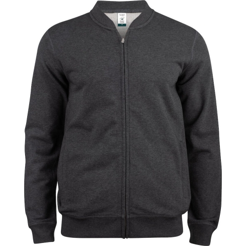 Clique 021006 Premium OC Cardigan - Antraciet Melange - XS