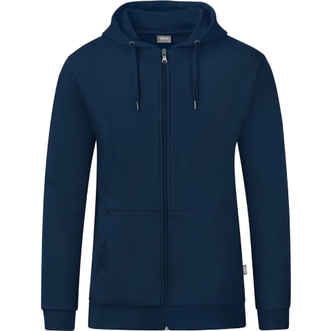 JAKO C6820D Jas Met Kap Organic Dames - Marine - 48