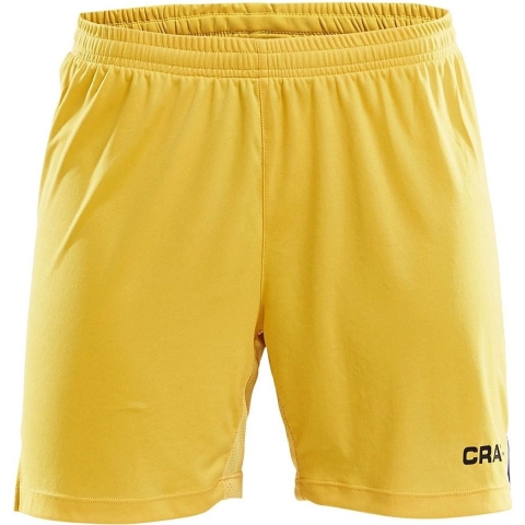 Craft 1905577 Progress Contrast Short W - Yellow/Club Cobolt - XL