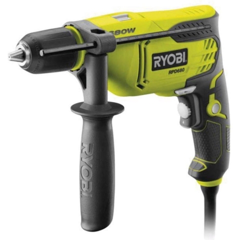 Ryobi RPD680-k 680W 1-toerige slagboormachine - 5133002016