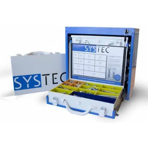 Systec Assortimentskoffer Tapbout Rvs-A2 Din933 M6/M8/M10 - 8960.60.40207