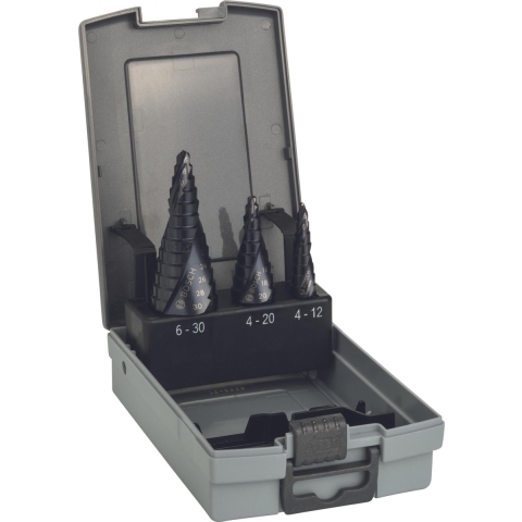 Bosch Accessoires 3-delige set trappenboren HSS-AlTiN 1st - 2608588069