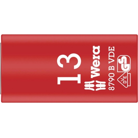Wera 8790 B Zyklop VDE doppen, geïsoleerd, voorzien van 3/8" aandrijving, 13.0 x 46.0 mm - 1 stuk(s) - 05004957001