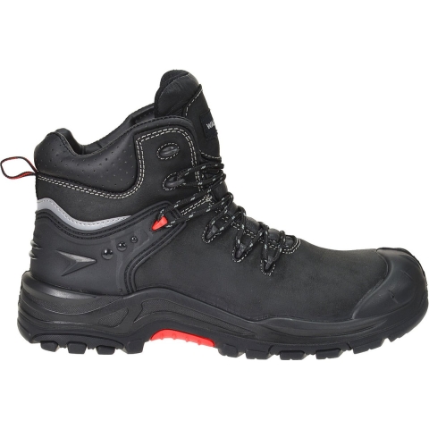 Walkmate Zagreb | Zwart/Rood | veter hoog | airplus | S3 SRC | Maat 40 - 92473.40 - 92473.40