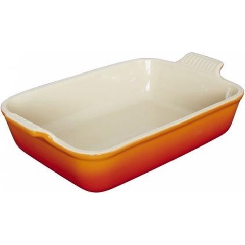 Le Creuset Ovenschaal Heritage - Oranjerood - 19 x 14 cm / 1.1 liter