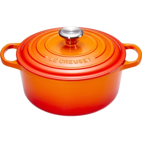 Le Creuset Braadpan Signature Oranjerood ø 22 cm / 3,3 liter