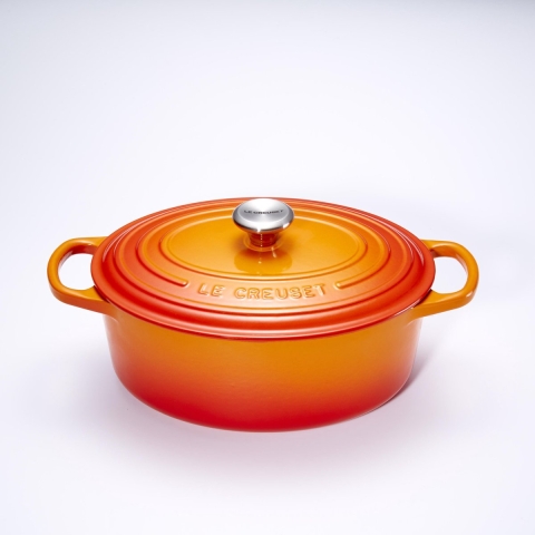 Le Creuset Braadpan Signature ovaal Oranjerood ø 29 cm / 4,7 liter