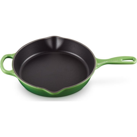 Le Creuset Skillet Signature - Bamboo - ø 26 cm - geëmailleerde anti-aanbaklaag