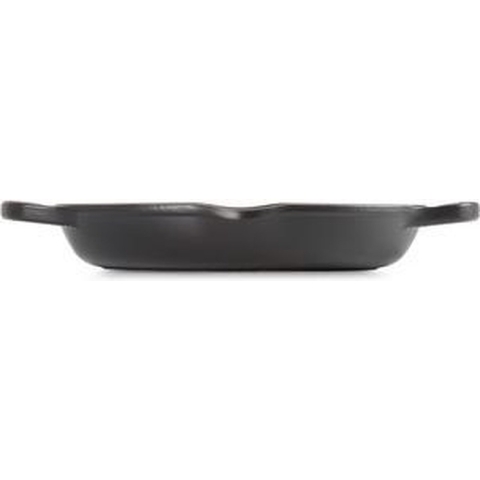 Le Creuset Grillplaat Signature - Mat Zwart - Hoog - ø 25 cm