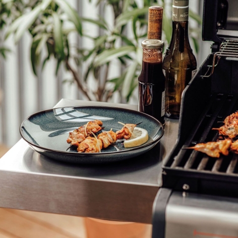 Villeroy & Boch Serviesset Lave - Grijs - 8-delig / 4 personen - 4 dinerborden en 4 diepe borden