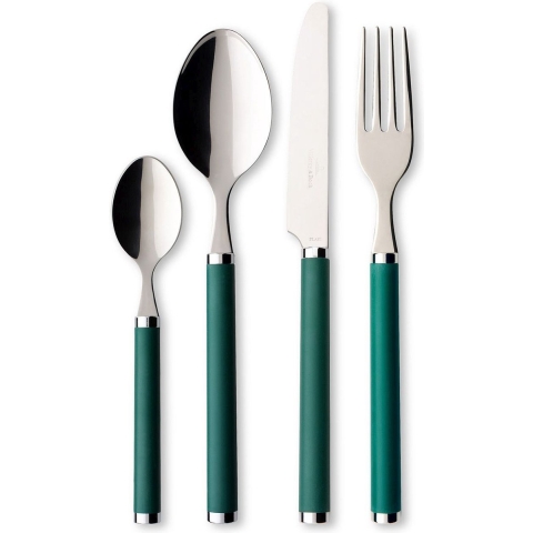 Villeroy & Boch Bestekset Play! - Green Garden - 24 delig / 6 personen