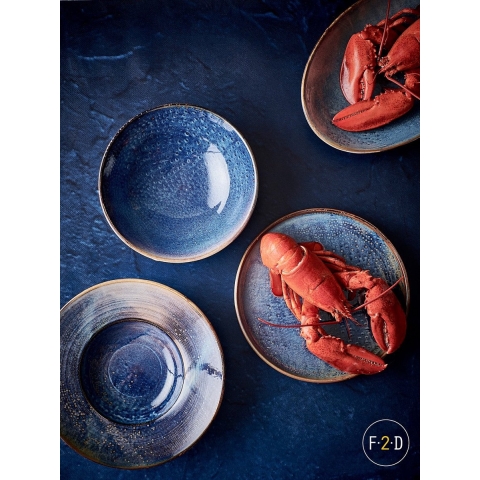 Fine2Dine Serviesset Nova - 12-delig / 4 personen - 4 dinerborden, 4 ontbijtborden en 4 diepe borden