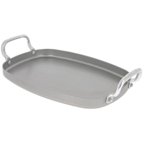 De Buyer Plancha Mineral B Pro - 38 x 26 cm - zonder anti-aanbaklaag