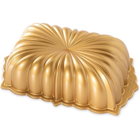 Nordic Ware Cakevorm / Broodbakvorm Fluted Loaf Pan Goud 25 x 15 cm / 1.4 liter
