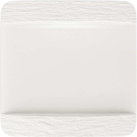 Villeroy & Boch Dinerbord Manufacture Rock - Wit - 28 x 28 cm
