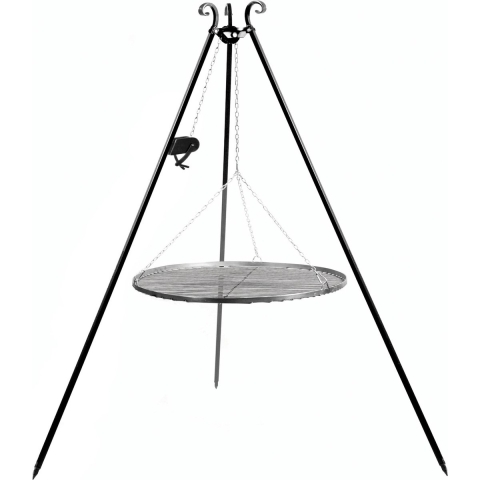 CookKing Driepoot 180 cm met Grillrooster + Katrol-80