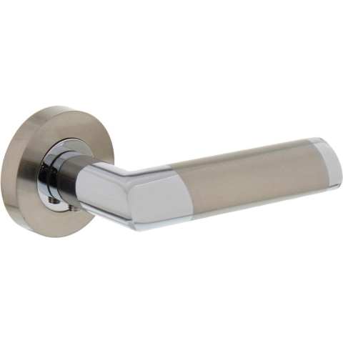 Intersteel Deurkruk Nicol op rozet chroom