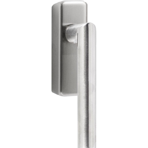 Hard Brass | Shuffle Toledo Raamkruk Afsluitbaar 304 Inox | Geborsteld RVS